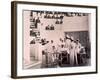 Dr. Harvey Cushing in the Operating Theater with an Audience of Physicians, 1910-null-Framed Photo