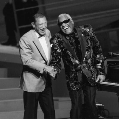 Henri Salvador and Ray Charles at the "Victoires De La Musique", France