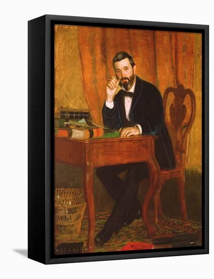 Dr. Horatio C. Wood, 1886 (Oil on Canvas)-Thomas Cowperthwait Eakins-Framed Stretched Canvas