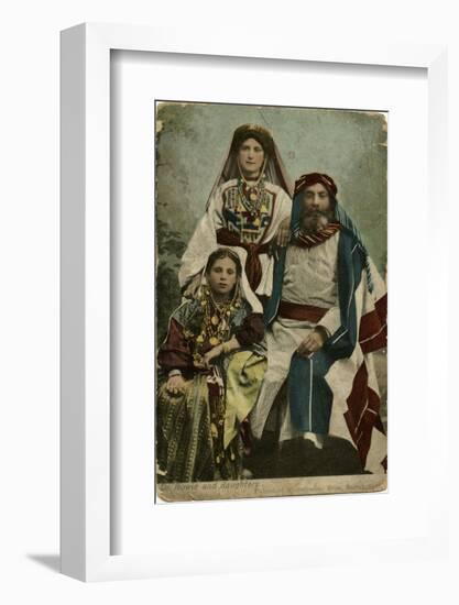 Dr Howie and His Daughters, Beirut-null-Framed Photographic Print