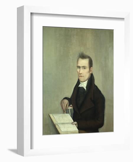 Dr. Isaac Everest. Ammi Phillips, 1812-Ammi Phillips-Framed Giclee Print