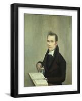 Dr. Isaac Everest. Ammi Phillips, 1812-Ammi Phillips-Framed Giclee Print