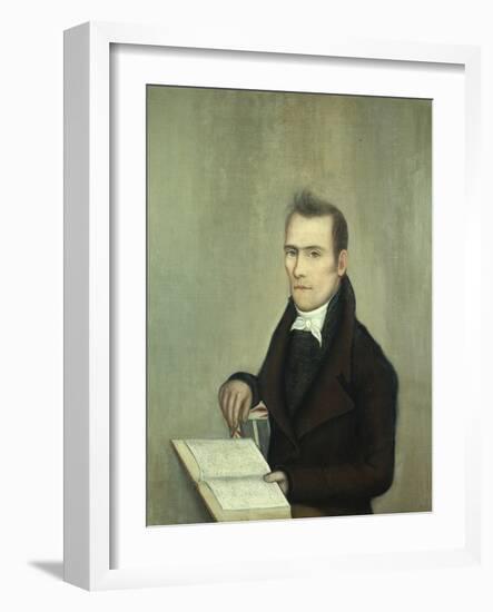 Dr. Isaac Everest. Ammi Phillips, 1812-Ammi Phillips-Framed Giclee Print