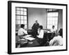 Dr. J Robert Oppenheimer Discussing Quantum Theory with Students at Institute for Advanced Study-Alfred Eisenstaedt-Framed Premium Photographic Print