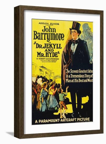 Dr. Jekyll And Mr. Hyde, 1920, Directed by John S. Robertson-null-Framed Giclee Print