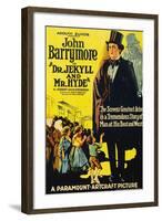 Dr. Jekyll And Mr. Hyde, 1920, Directed by John S. Robertson-null-Framed Giclee Print