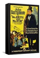 Dr. Jekyll And Mr. Hyde, 1920, Directed by John S. Robertson-null-Framed Stretched Canvas