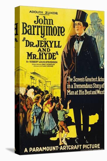 Dr. Jekyll And Mr. Hyde, 1920, Directed by John S. Robertson-null-Stretched Canvas