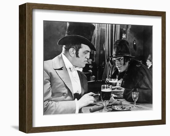 Dr. Jekyll And Mr. Hyde, Louis Wolheim, John Barrymore, 1920-null-Framed Photo