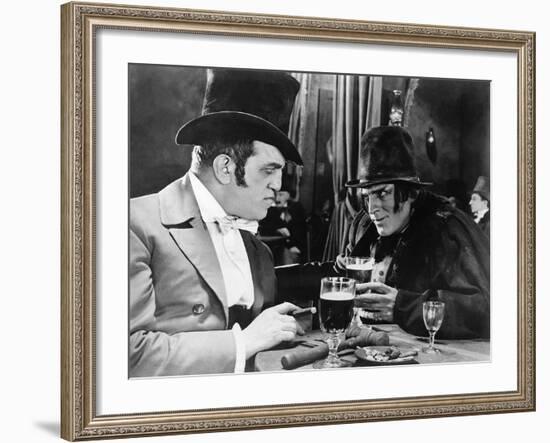 Dr. Jekyll And Mr. Hyde, Louis Wolheim, John Barrymore, 1920-null-Framed Photo