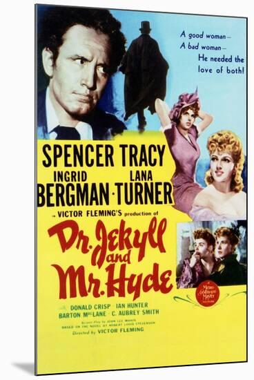 Dr. Jekyll and Mr. Hyde - Movie Poster Reproduction-null-Mounted Photo