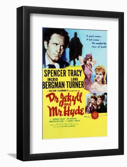 Dr. Jekyll and Mr. Hyde - Movie Poster Reproduction-null-Framed Photo