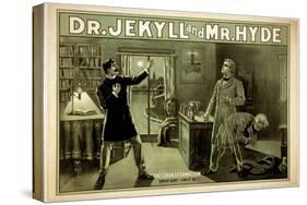 Dr Jekyll and Mr. Hyde, Pub. 1880s-null-Stretched Canvas
