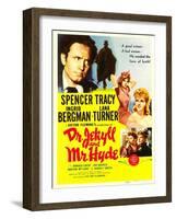 Dr. Jekyll and Mr. Hyde, Spencer Tracy, Ingrid Bergman, Lana Turner, 1941-null-Framed Photo