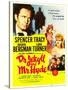 Dr. Jekyll and Mr. Hyde, Spencer Tracy, Ingrid Bergman, Lana Turner, 1941-null-Stretched Canvas