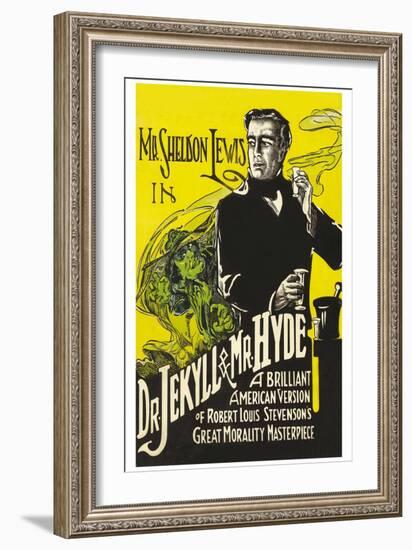 Dr. Jekyll and Mr. Hyde-null-Framed Art Print