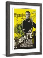 Dr. Jekyll and Mr. Hyde-null-Framed Art Print