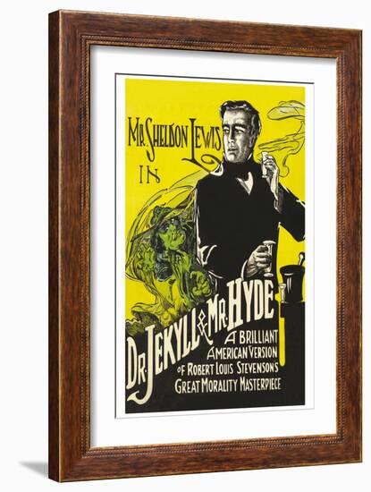 Dr. Jekyll and Mr. Hyde-null-Framed Art Print