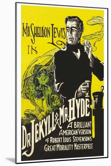 Dr. Jekyll and Mr. Hyde-null-Mounted Art Print