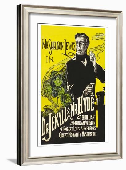 Dr. Jekyll and Mr. Hyde-null-Framed Art Print