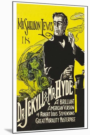 Dr. Jekyll and Mr. Hyde-null-Mounted Art Print