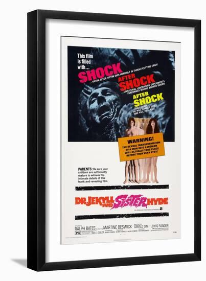 Dr. Jekyll and Sister Hyde, 1971-null-Framed Art Print