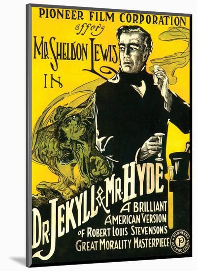 Dr.Jekyll & Mr. Hyde - 1920-null-Mounted Giclee Print