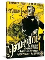 Dr. Jekyll & Mr. Hyde, Sheldon Lewis, 1920-null-Stretched Canvas