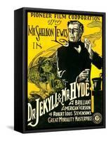 Dr. Jekyll & Mr. Hyde, Sheldon Lewis, 1920-null-Framed Stretched Canvas