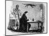 Dr John Dee and His Assistant Edward Kelley (With-null-Mounted Photographic Print