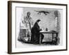 Dr John Dee and His Assistant Edward Kelley (With-null-Framed Photographic Print