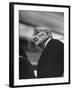 Dr. John Dewey Listening to Speaker at His 90th Birthday Celebration-Cornell Capa-Framed Premium Photographic Print