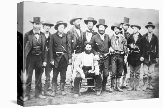 Dr John Doy, with Fellow Anti-Slavery Campaigners, 1859-American Photographer-Stretched Canvas