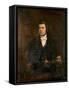 Dr. John Emlyn Jones (Oil on Canvas)-English School-Framed Stretched Canvas