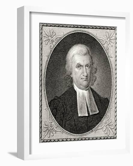 Dr John Witherspoon, Engraved by James Barton Longacre (1794-1869)-Charles Willson Peale-Framed Giclee Print