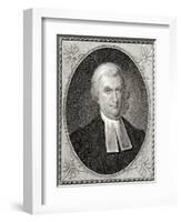 Dr John Witherspoon, Engraved by James Barton Longacre (1794-1869)-Charles Willson Peale-Framed Giclee Print