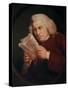 Dr. Johnson (1709-84) 1775-Sir Joshua Reynolds-Stretched Canvas