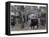 Dr Johnson and Boswell in Fleet Street-Charles Green-Framed Stretched Canvas