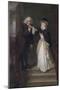 Dr. Johnson and Mrs Siddons in Bolt Court-William Powell Frith-Mounted Premium Giclee Print