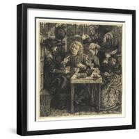 Dr. Johnson at the Mitre, 1860-Dante Gabriel Charles Rossetti-Framed Giclee Print