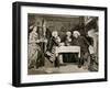 Dr Johnson, Goldsmith and Boswell-Eyre Crowe-Framed Giclee Print