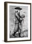 Dr Johnson in His Travelling Dress, as Described in Boswell's Tour, C1773-Thomas Trotter-Framed Giclee Print