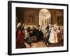 Dr. Johnson in the Ante-Room of the Lord Chesterfield Waiting for an Audience, 1748-Edward Matthew Ward-Framed Giclee Print