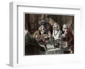 Dr Johnson's First Interview with John Wilkes, 1866-W Thomas-Framed Giclee Print