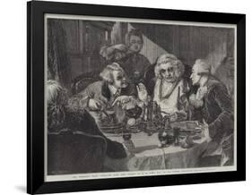 Dr Johnson's First Interview with John Wilkes-Edgar Melville Ward-Framed Giclee Print