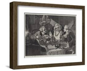 Dr Johnson's First Interview with John Wilkes-Edgar Melville Ward-Framed Giclee Print