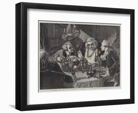Dr Johnson's First Interview with John Wilkes-Edgar Melville Ward-Framed Giclee Print