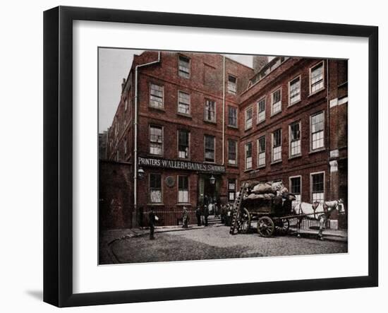 Dr Johnson's House, City of London, c1900 (1911)-Pictorial Agency-Framed Photographic Print