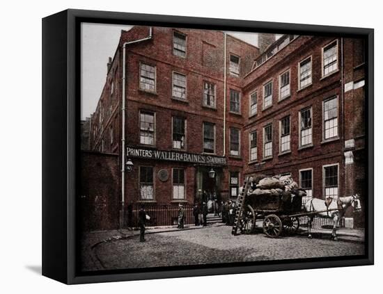 Dr Johnson's House, City of London, c1900 (1911)-Pictorial Agency-Framed Stretched Canvas