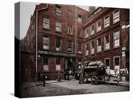 Dr Johnson's House, City of London, c1900 (1911)-Pictorial Agency-Stretched Canvas